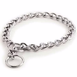 choke chain dog collar