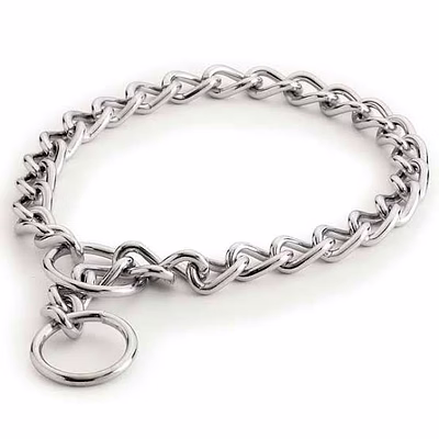choke chain dog collar