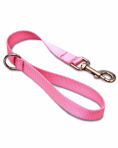 Pink Nylon Short Leash-12242808