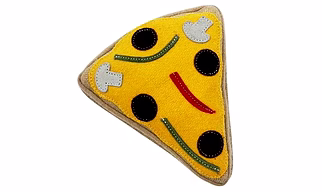 pizza chewing toy for dogs