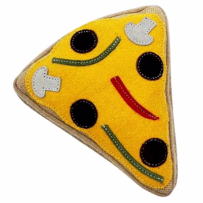 pizza chewing toy for dogs
