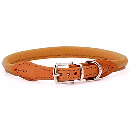 plain leather collar