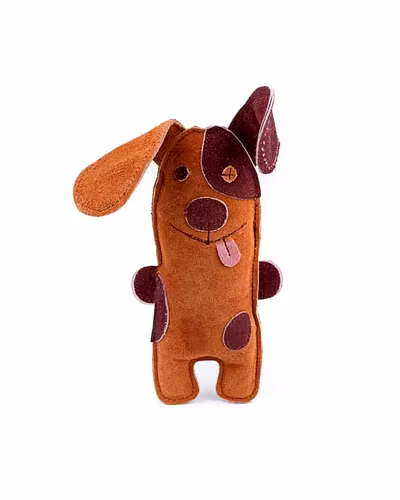 Suede Dog Toy (animal)-5