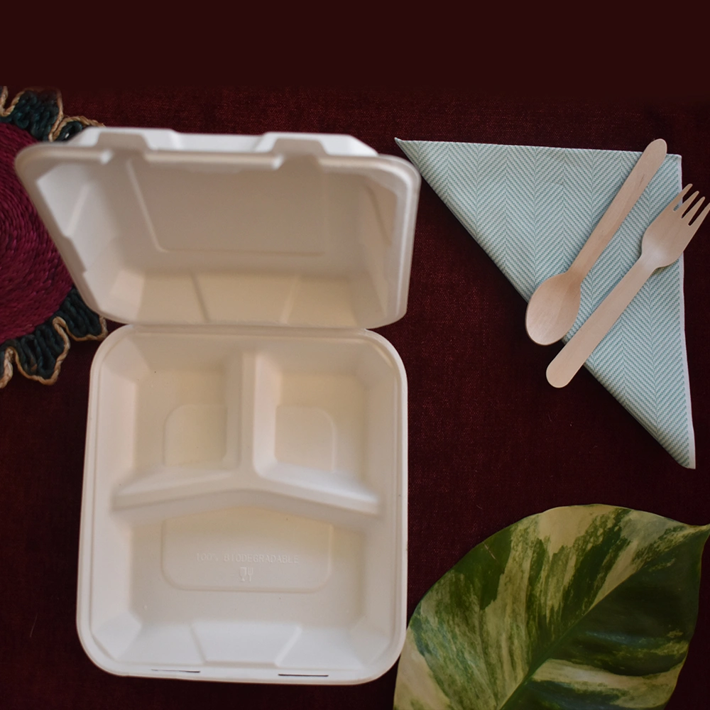 3CP BURGER BOX, eco-friendly and sustainable.