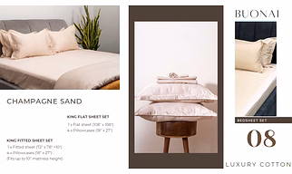 Bedsheet Set - 400 Thread Count