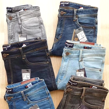 YOSHIMA  MEN'S REGULAR FIT DENIM JEAN'S PANTS-5