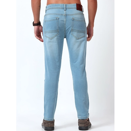 YOSHIMA  MEN'S TAILORED FIT DENIM JEANS PANTS-1