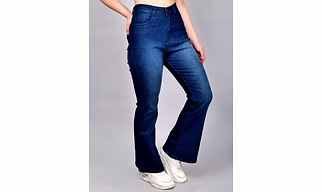 Bootcut Jeans Dark Women Denim Jeans Blue Bulk  Supplier, Importer, and Global Buyer