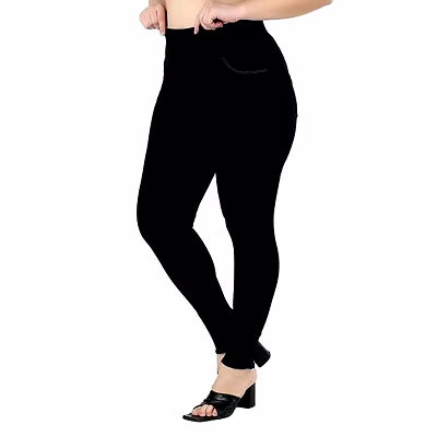yoshima jeggings tummy tucker women denim jeans black bulk supplier, importer, and global buyer