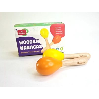 Bumbee | Wooden Maracas Set of 2