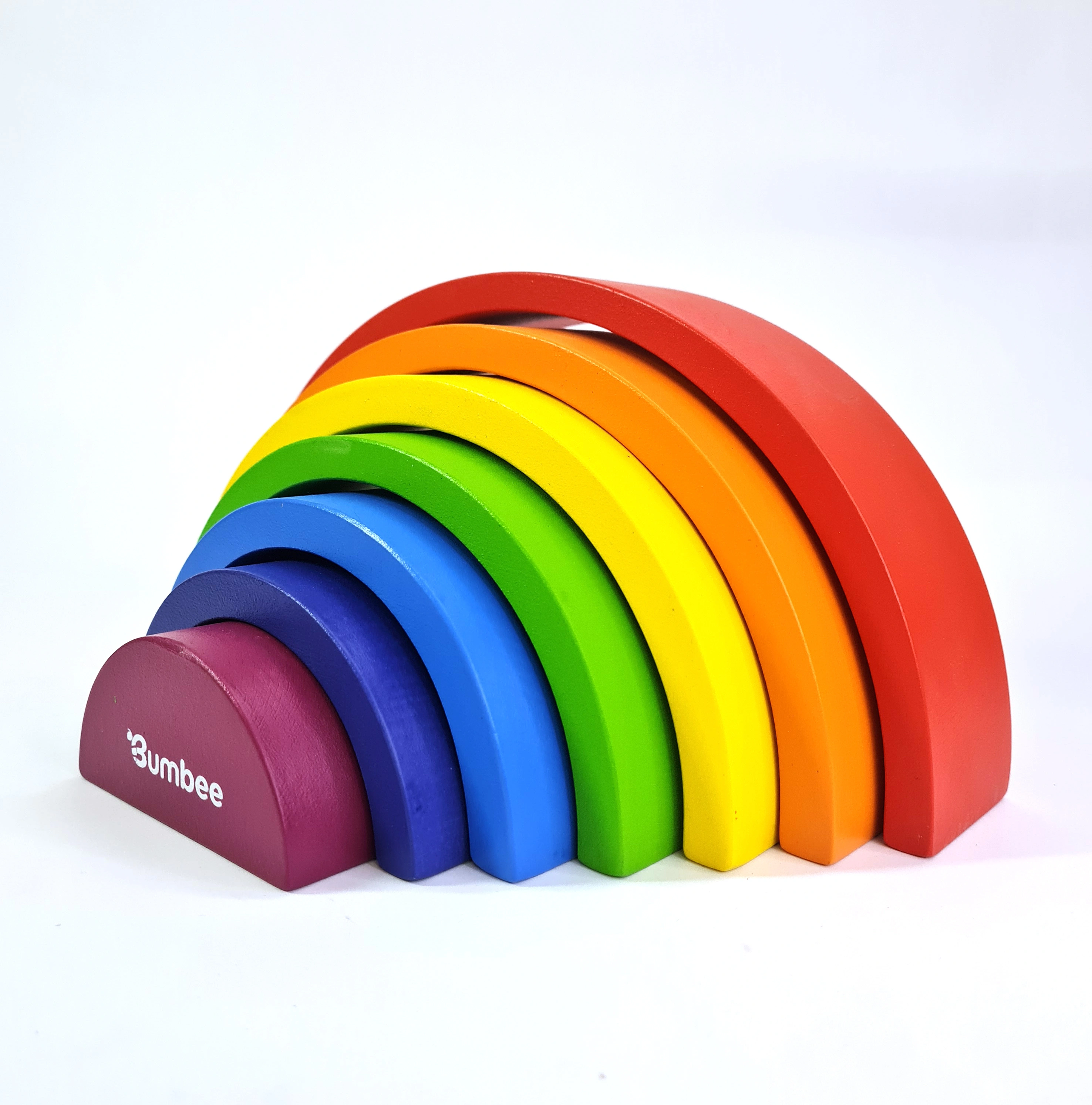 Bumbee | Wooden Rainbow Stacking-12258672