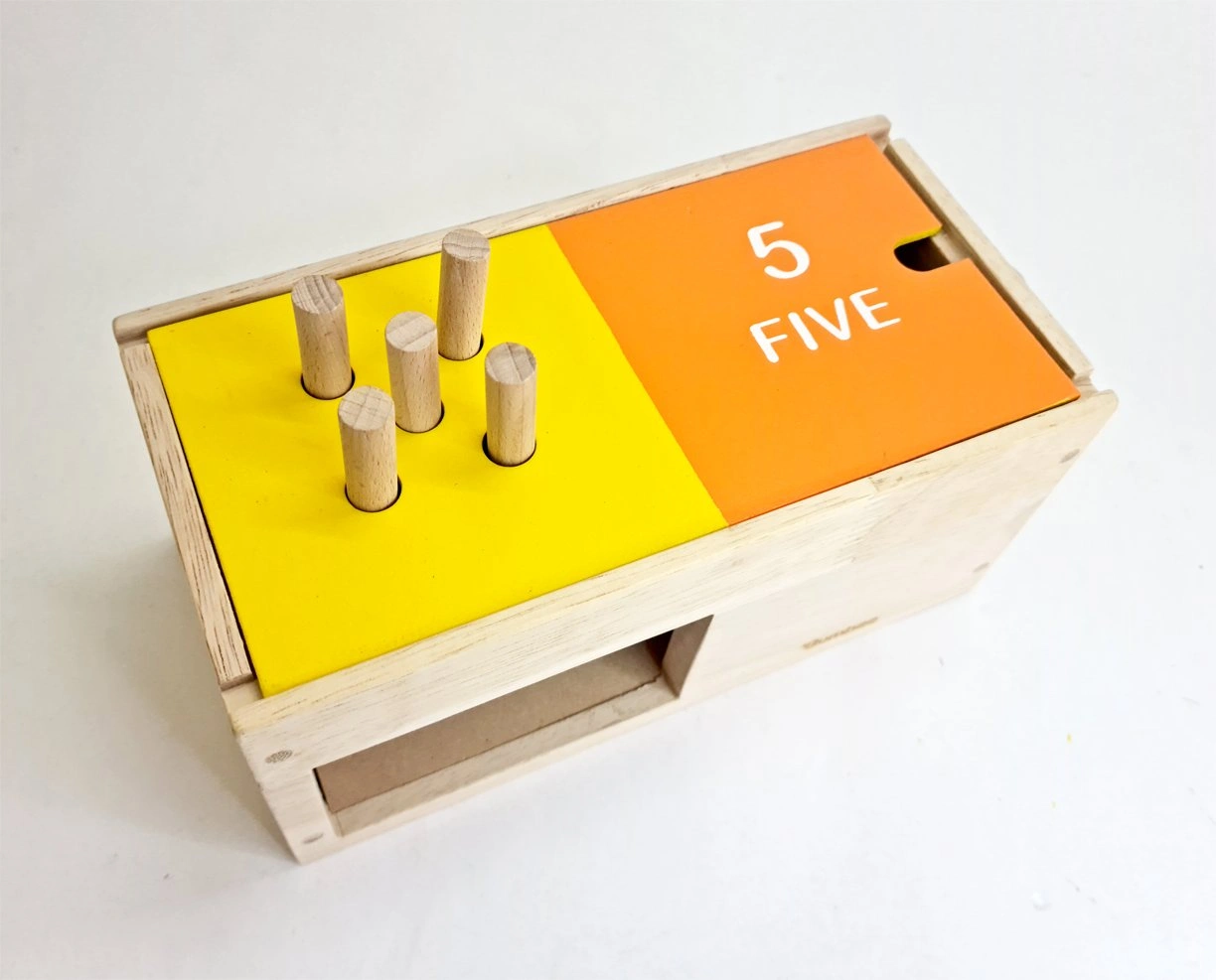 Bumbee | Wooden Peg Counting Box-2