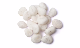 White Quartz pebbles