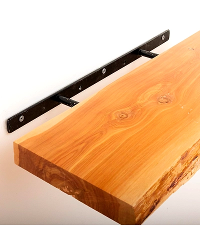 Live Edge Rustic Wood Floating Shelves-2