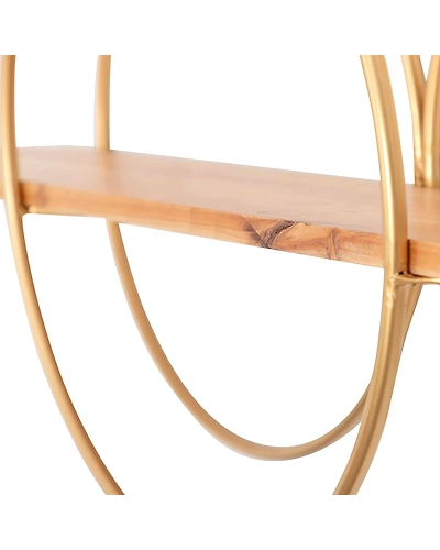 3 Metal Circle Wall Mounted Shelf-3