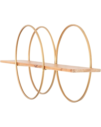 3 Metal Circle Wall Mounted Shelf-4