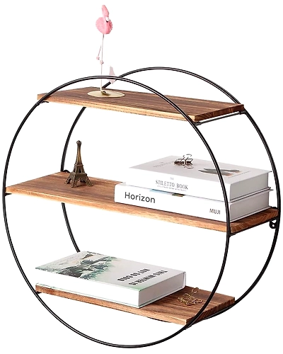 Round Wall Shelf 3 Tier-12645961