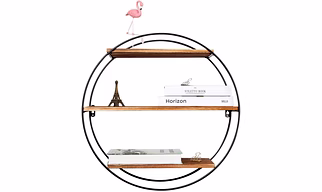 Round Wall Shelf 3 Tier