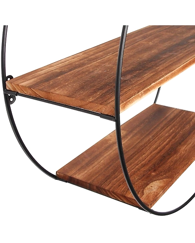 Round Wall Shelf 3 Tier-2