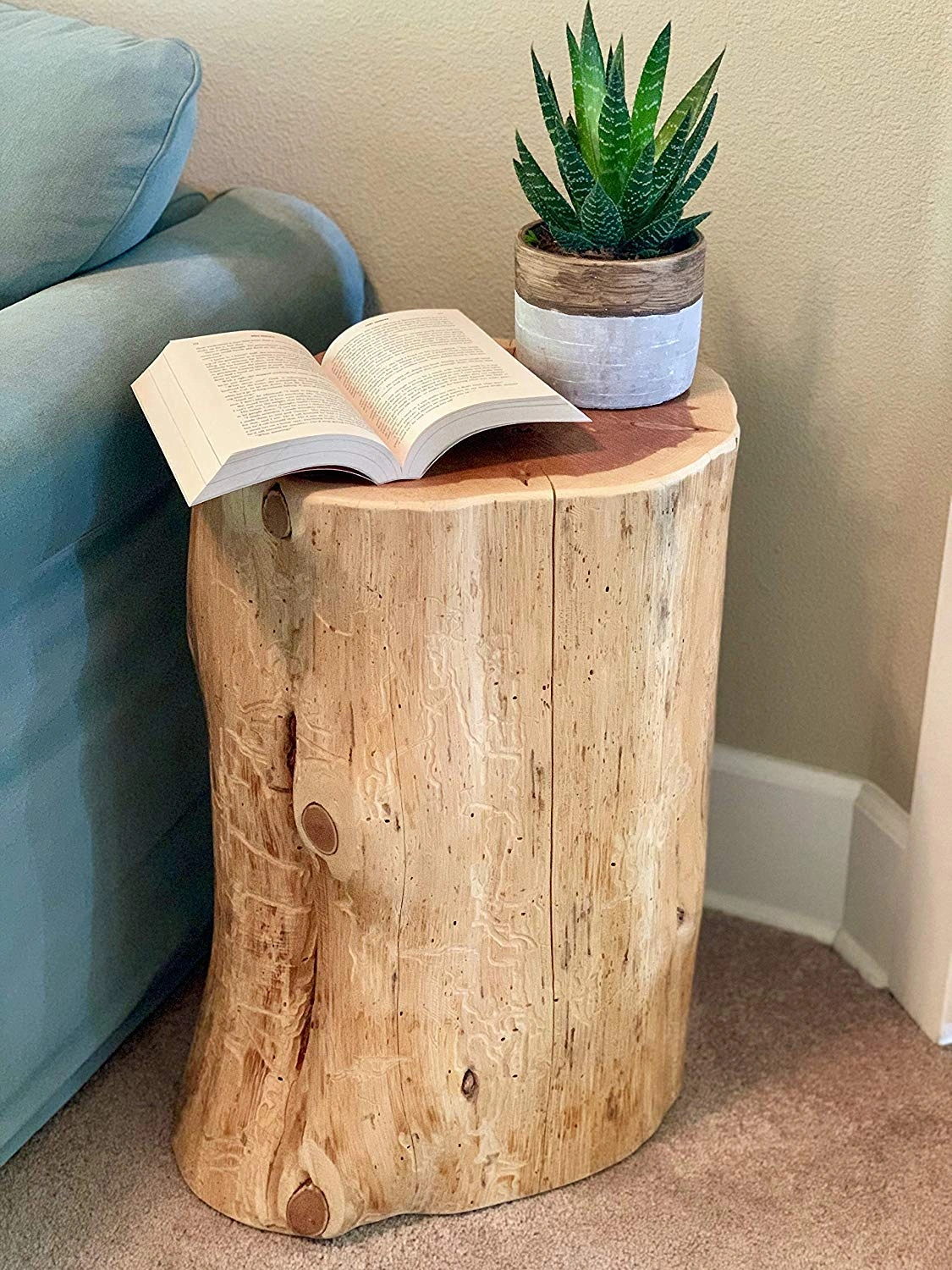 Tree Stump Side Table-12646487