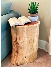 Tree Stump Side Table