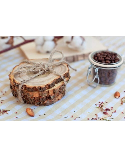 Natural Wood Slices Round Wood Slabs 4-3