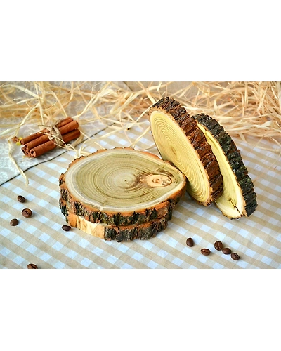 Natural Wood Slices Round Wood Slabs 4-2