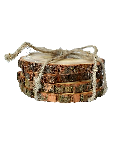 Natural Wood Slices Round Wood Slabs 4-1