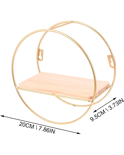 Floating Shelf Iron Wall Art Shelf Nordic Style-2