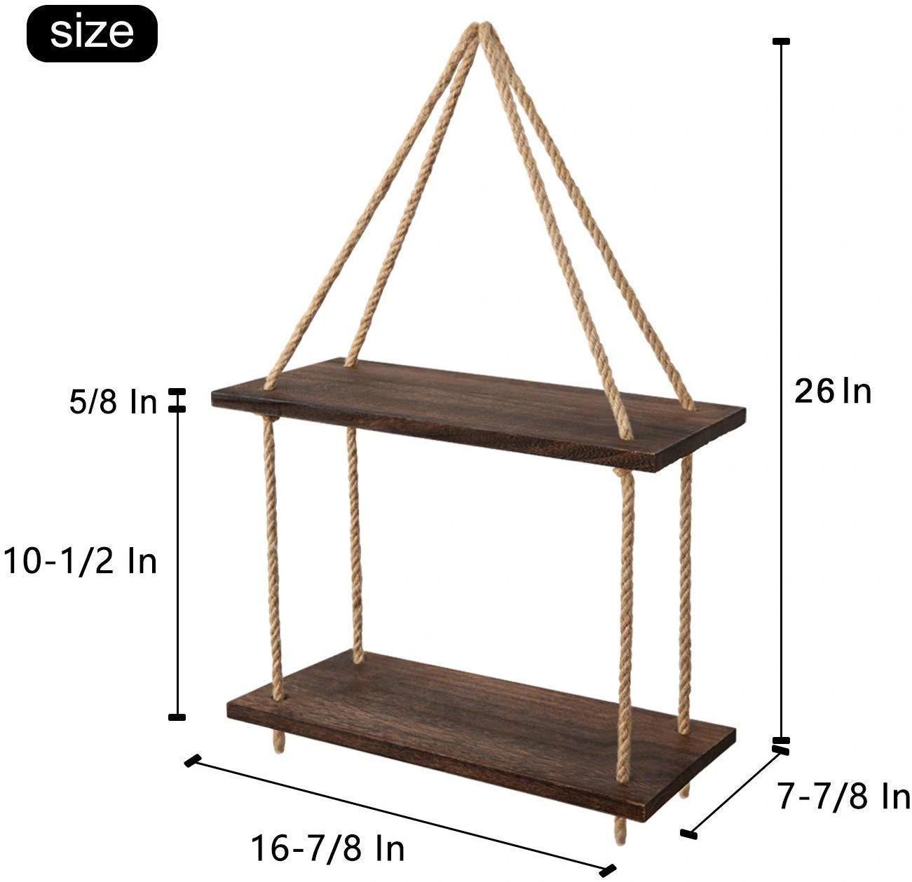 Wooden Hanging Shelf-1