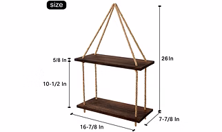 Wooden Hanging Shelf