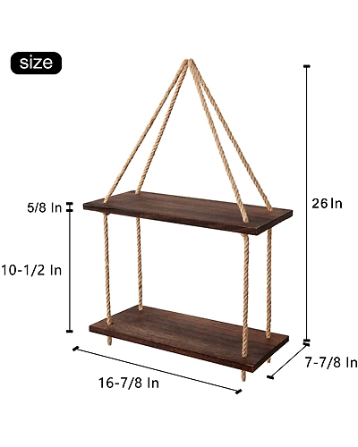 Wooden Hanging Shelf-1