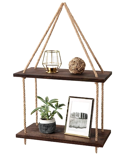 Wooden Hanging Shelf-12646577