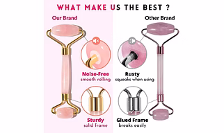 Combo gift pack Rose Quartz Roller and Guasha Skin Care
