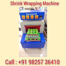 purusharth sindoor shrink wrapping machine