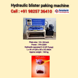 purusharth saffron packaging machine