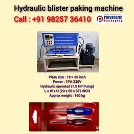 purusharth screw driver packing machine