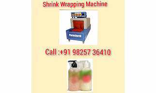 hand wash bottle shrink wrapping machine