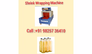 oil bottle shrink wrapping machine
