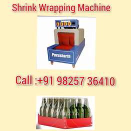 purusharth beer shrink wrapping machine