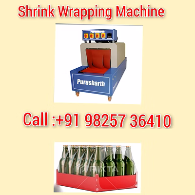 purusharth beer shrink wrapping machine