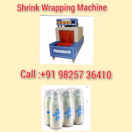glass milk bottle shrink wrapping machine