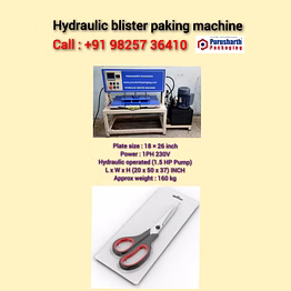 purusharth scissors packing machine