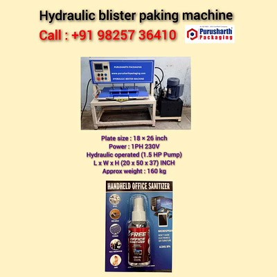 purusharth sanitizer packing machine