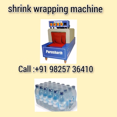 purusharth water bottle shrink wrapping machine