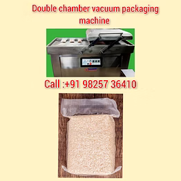 purusharth rice vacuum packing machine