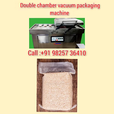 purusharth rice vacuum packing machine