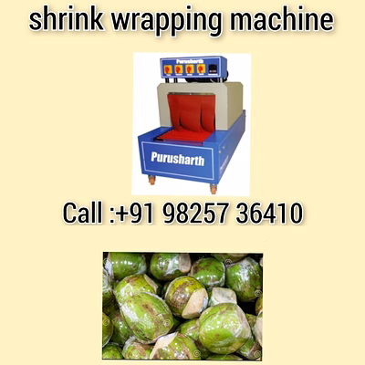 purusharth coconut wrapping machine
