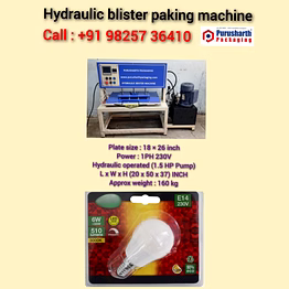 purusharth led bulb packing machine