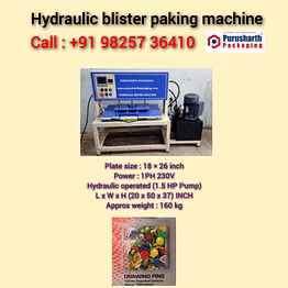 purusharth small drawing pins packaging machine